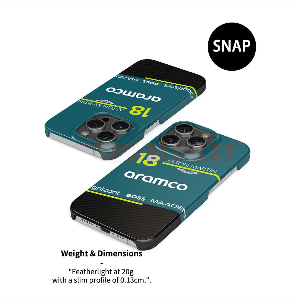 Aston Martin AMR25 Lance Stroll Phone Case ?¡ìC LS18 Edition (For iPhone)