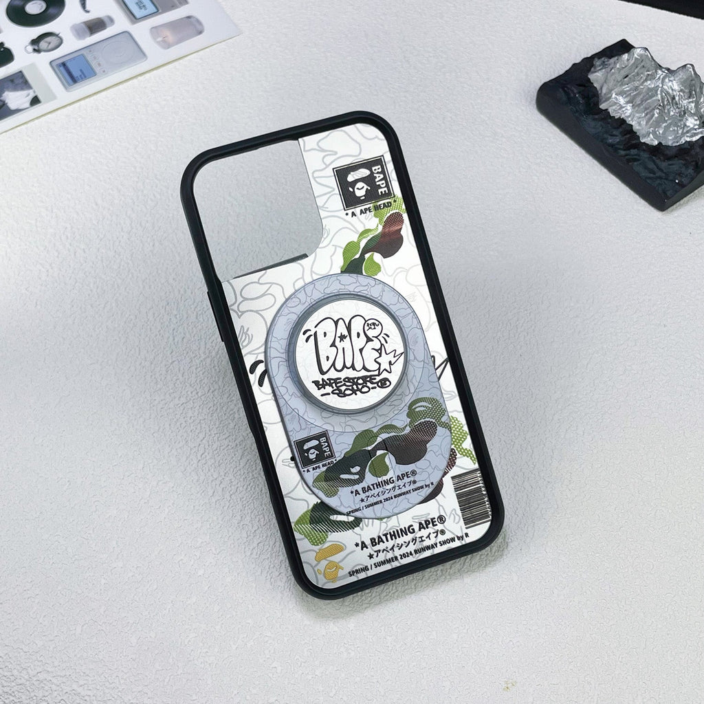 Magnetic Phone Grip Stand ¡§C Adjustable Holder for iPhone & Cases