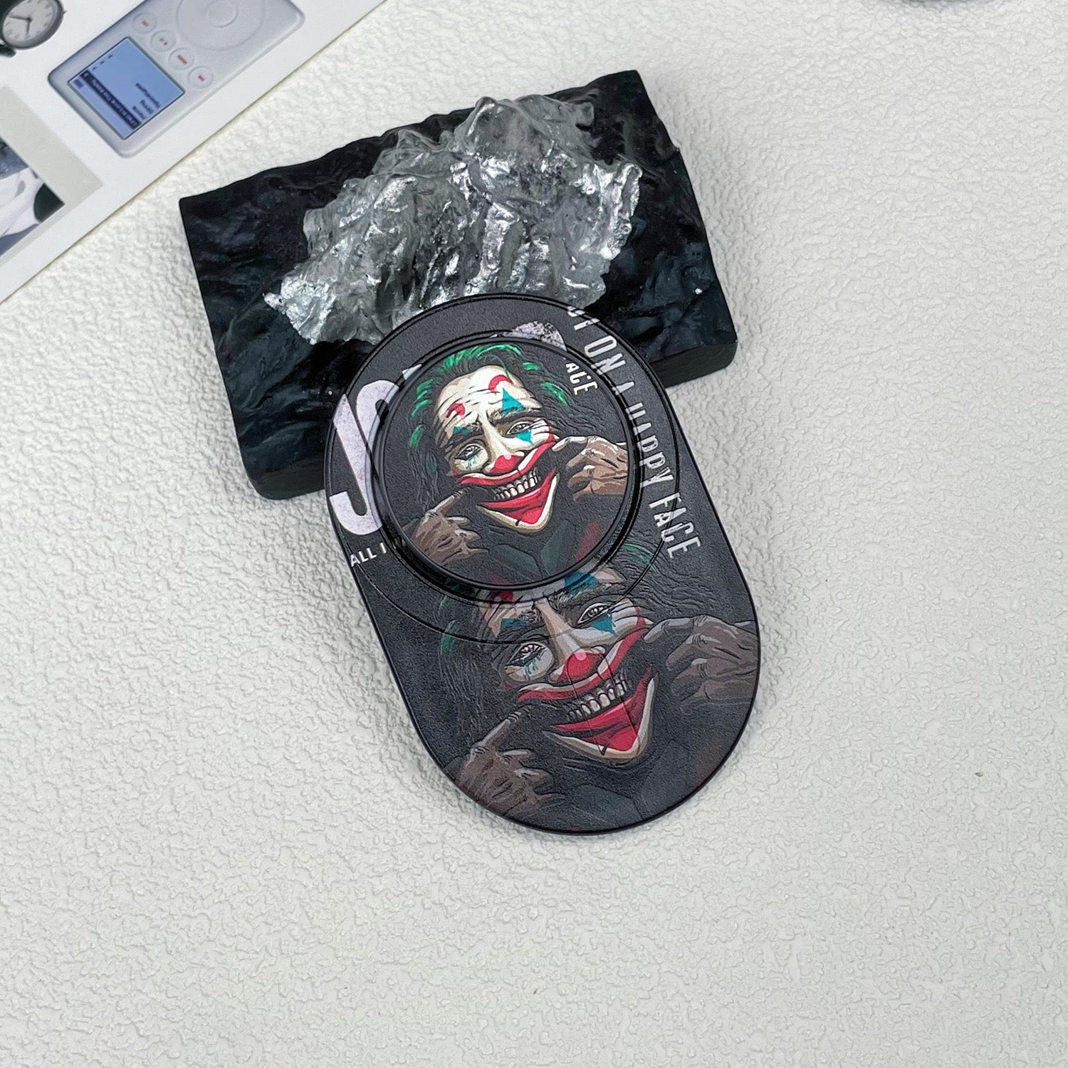 Magnetic Phone Grip Stand ¡§C Adjustable Holder for iPhone & Cases