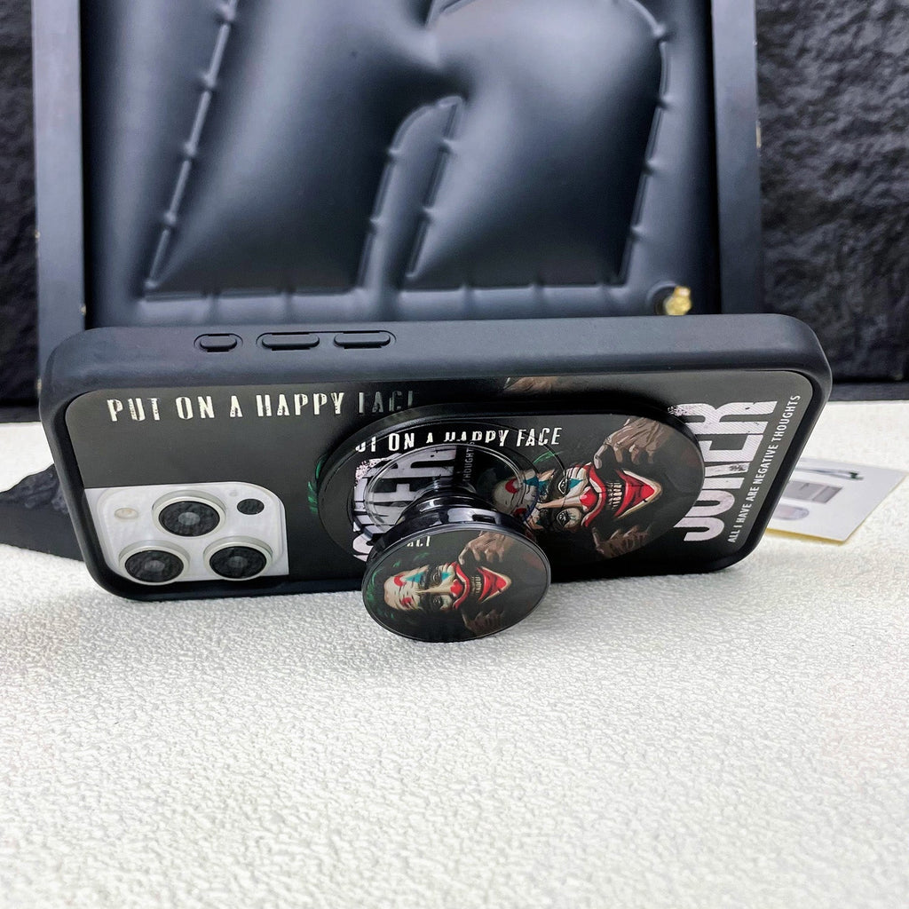 Magnetic Phone Grip Stand ¡§C Adjustable Holder for iPhone & Cases