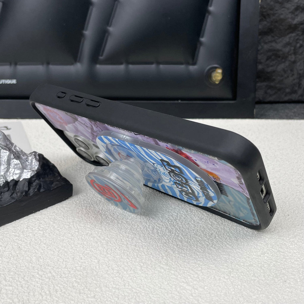 Magnetic Phone Grip Stand ¡§C Adjustable Holder for iPhone & Cases