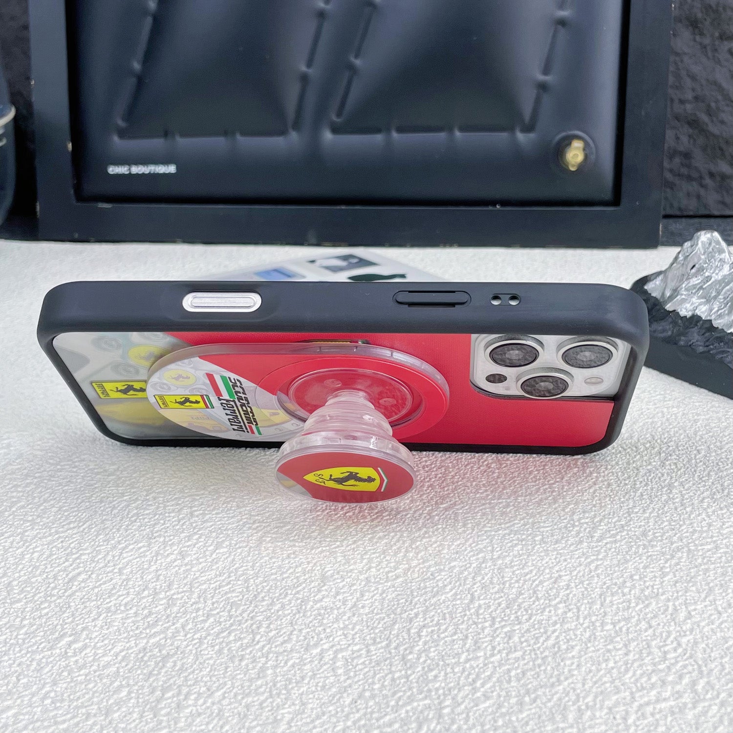 Magnetic Phone Grip Stand ¡§C Adjustable Holder for iPhone & Cases
