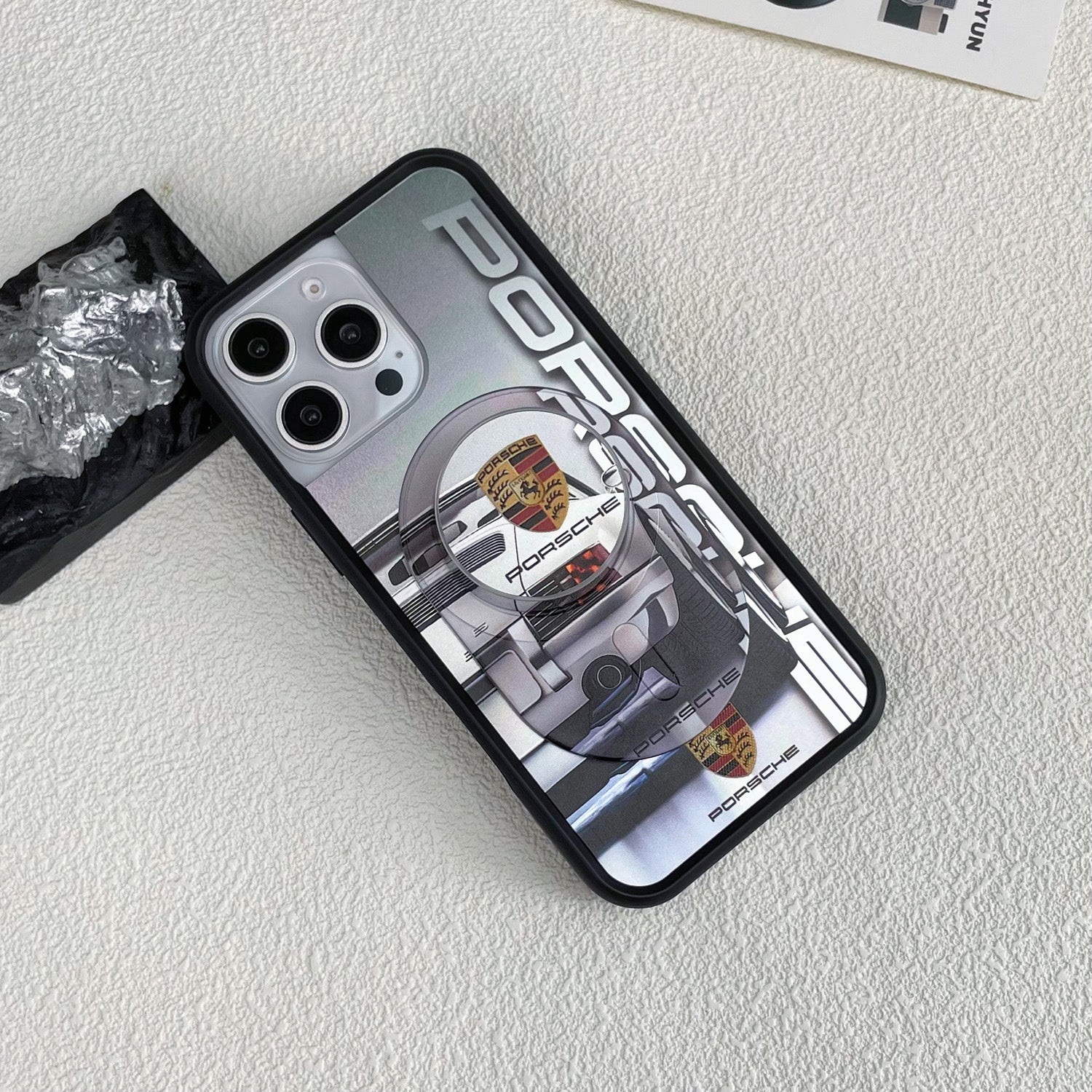 Magnetic Phone Grip Stand ¡§C Adjustable Holder for iPhone & Cases