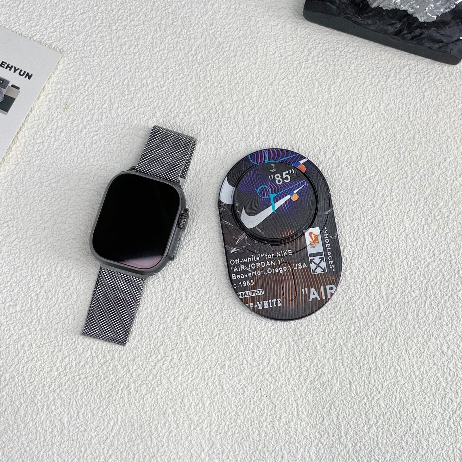 Magnetic Phone Grip Stand ¡§C Adjustable Holder for iPhone & Cases