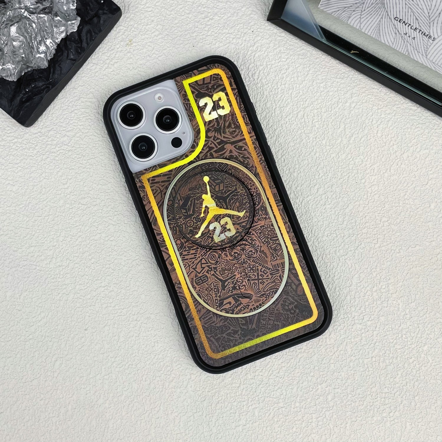 Magnetic Phone Grip Stand ¡§C Adjustable Holder for iPhone & Cases