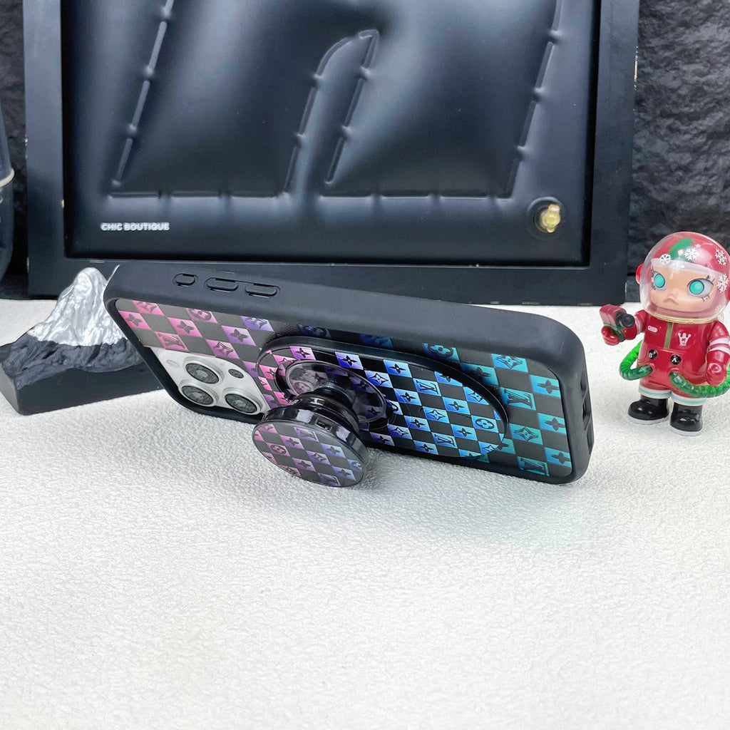 Magnetic Phone Grip Stand ¡§C Adjustable Holder for iPhone & Cases