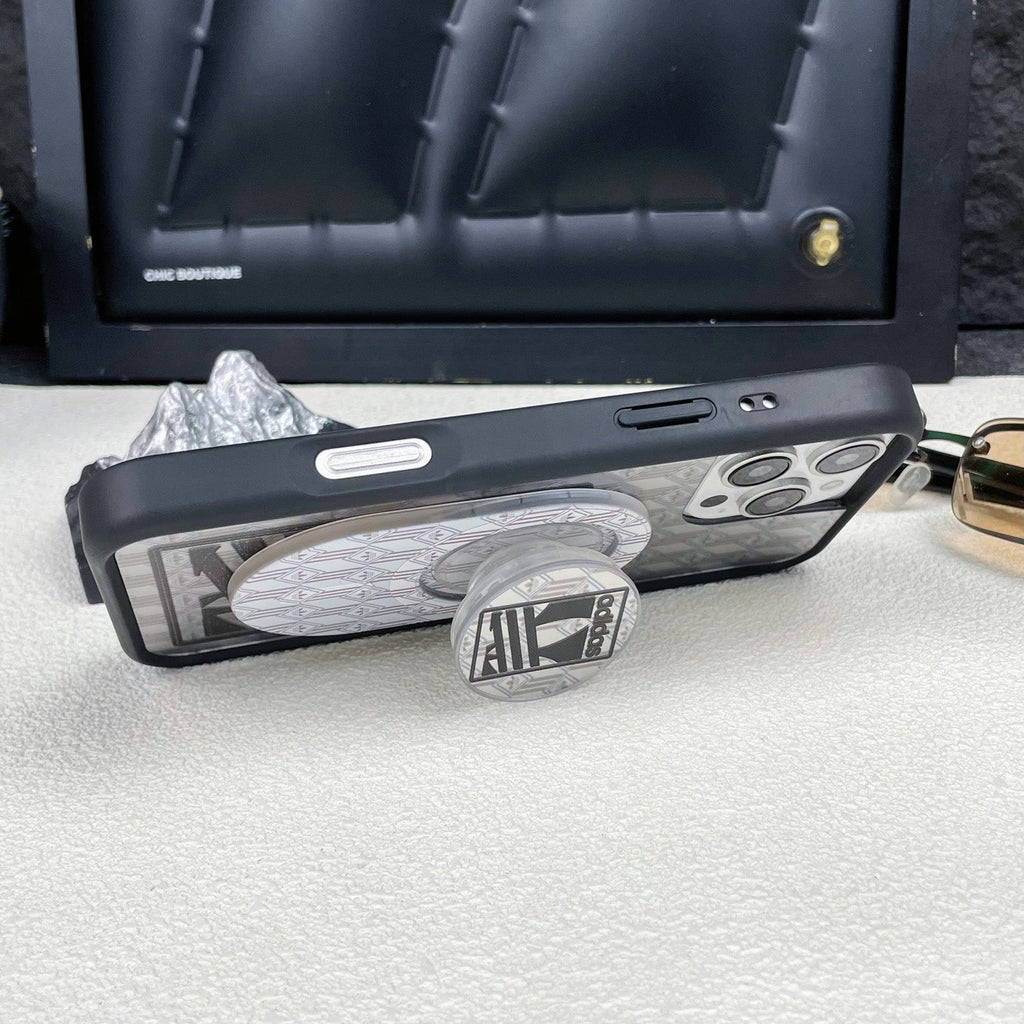 Magnetic Phone Grip Stand ¡§C Adjustable Holder for iPhone & Cases