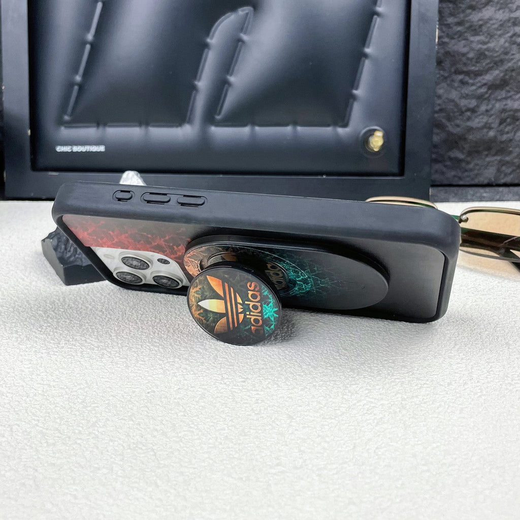 Magnetic Phone Grip Stand ¡§C Adjustable Holder for iPhone & Cases