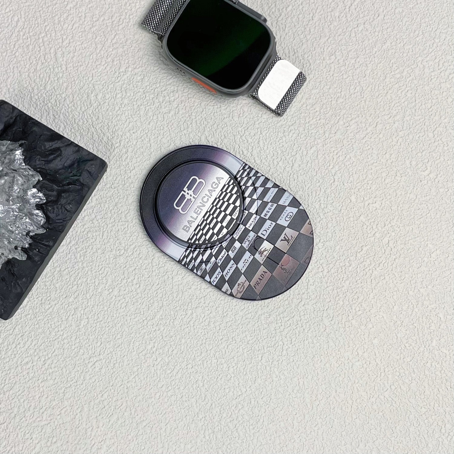 Magnetic Phone Grip Stand ¡§C Adjustable Holder for iPhone & Cases