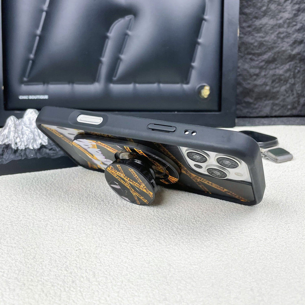 Magnetic Phone Grip Stand ¡§C Adjustable Holder for iPhone & Cases