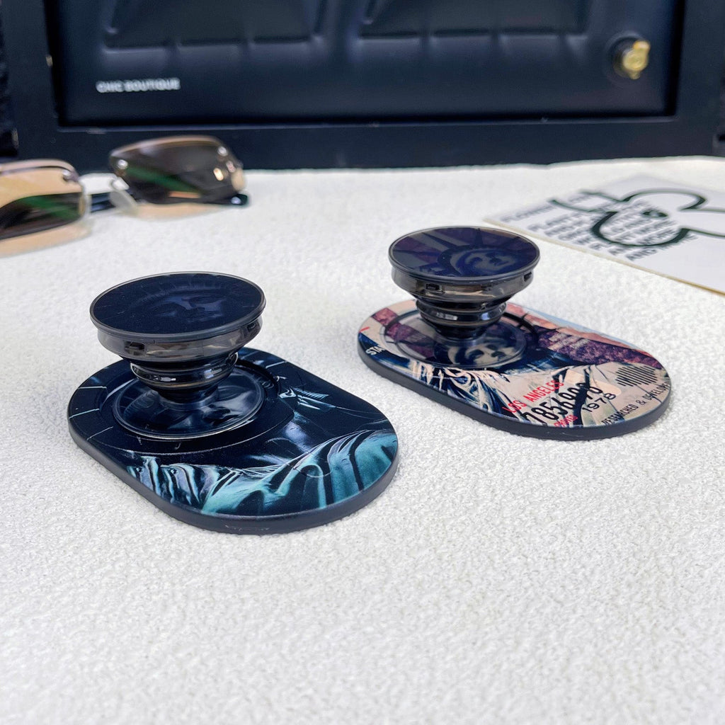 Magnetic Phone Grip Stand ¡§C Adjustable Holder for iPhone & Cases
