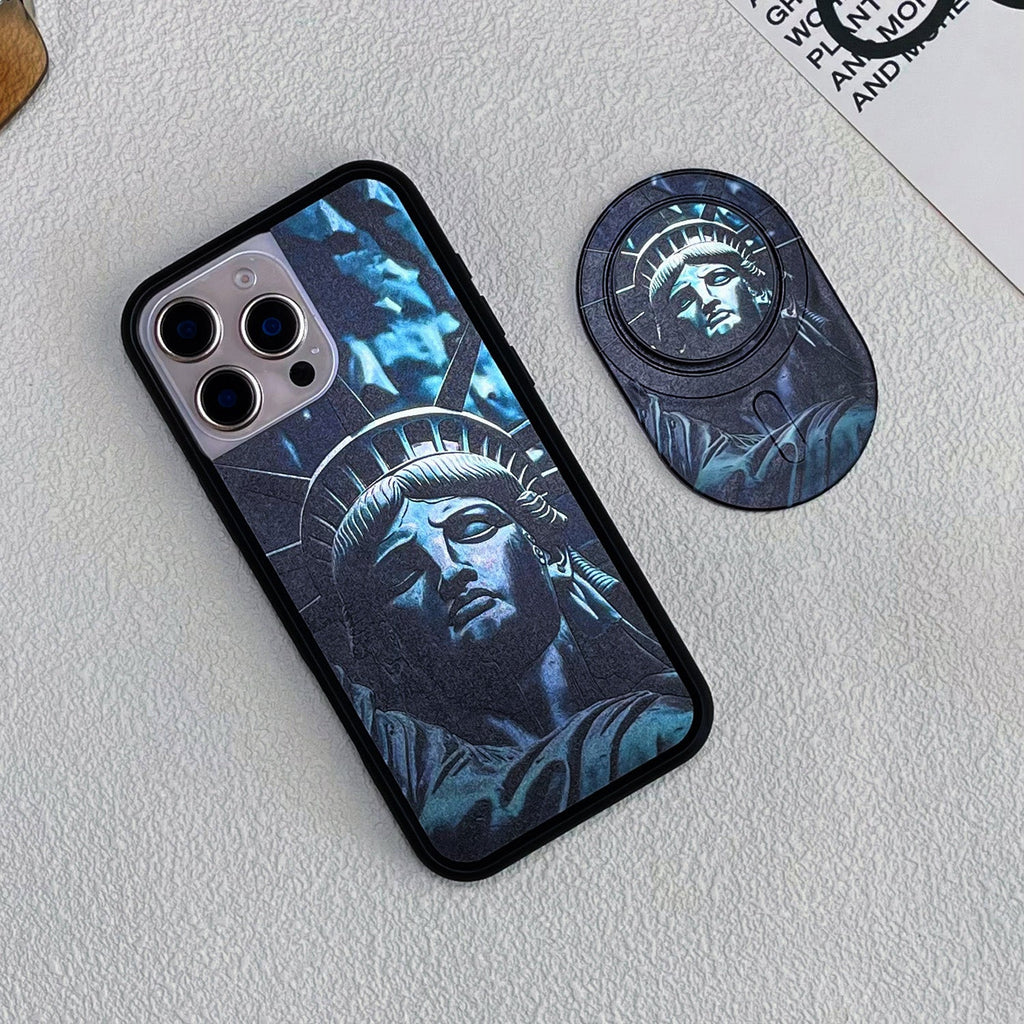 Magnetic Phone Grip Stand ¡§C Adjustable Holder for iPhone & Cases