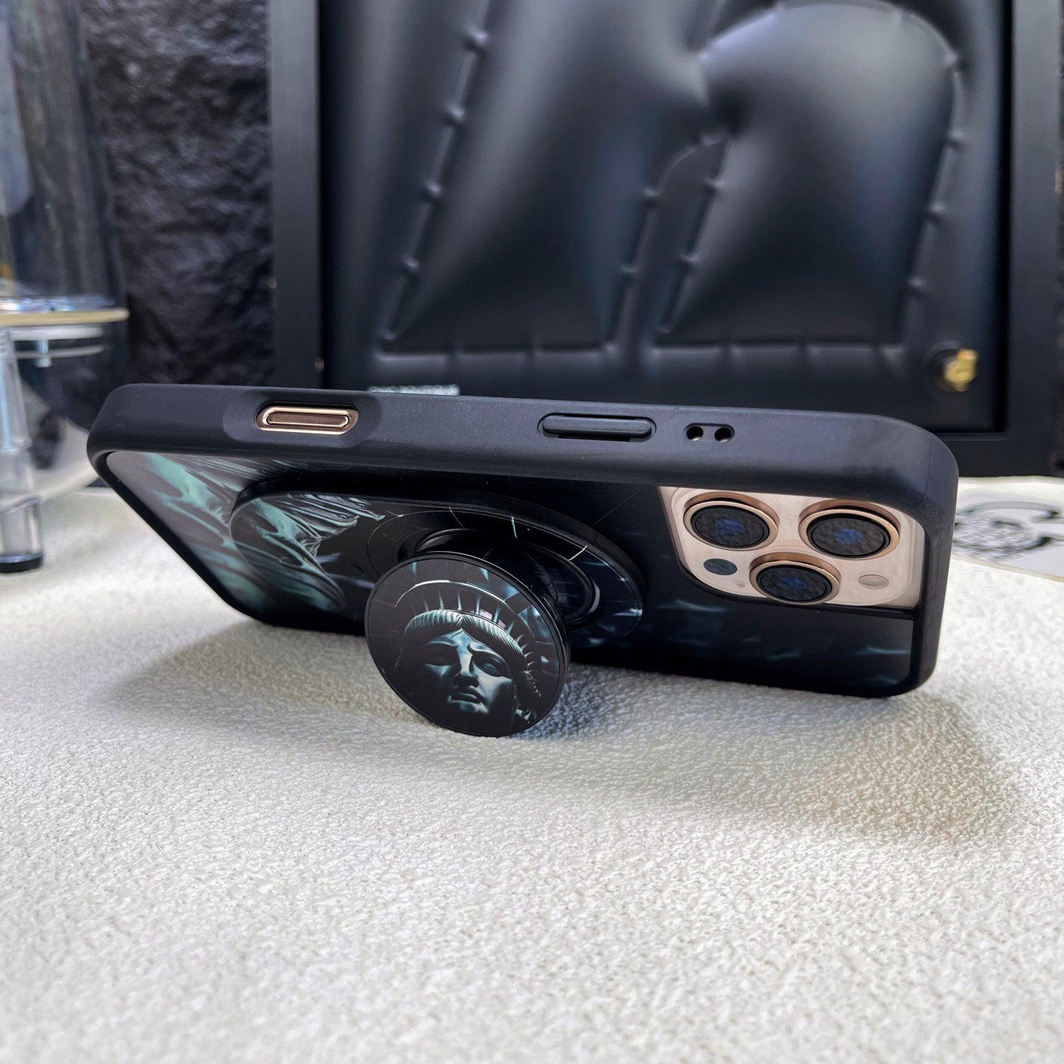 Magnetic Phone Grip Stand ¡§C Adjustable Holder for iPhone & Cases