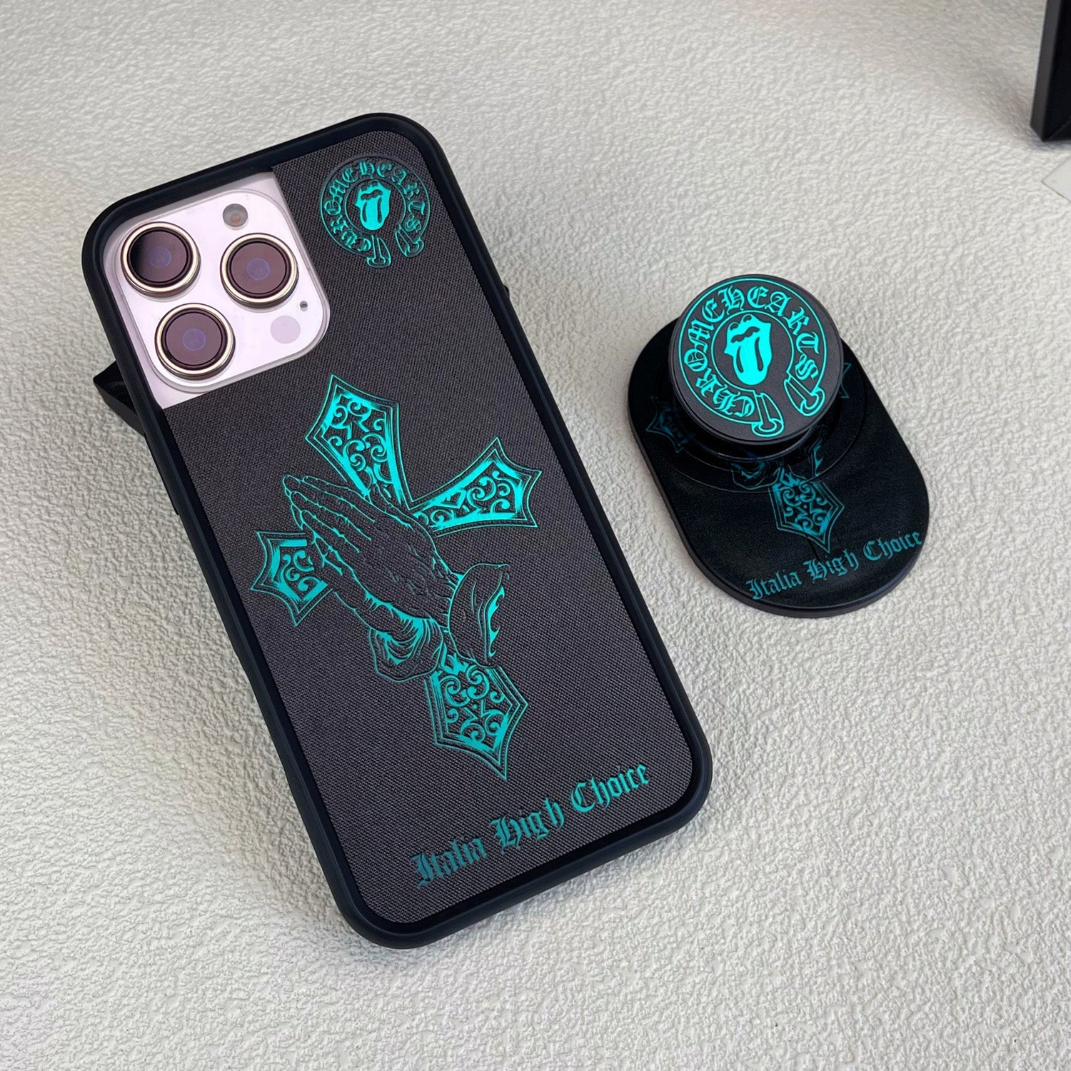Magnetic Phone Grip Stand ¡§C Adjustable Holder for iPhone & Cases