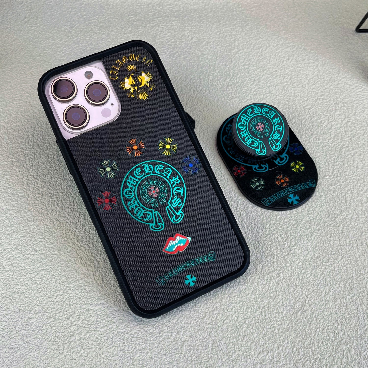 Magnetic Phone Grip Stand ¡§C Adjustable Holder for iPhone & Cases