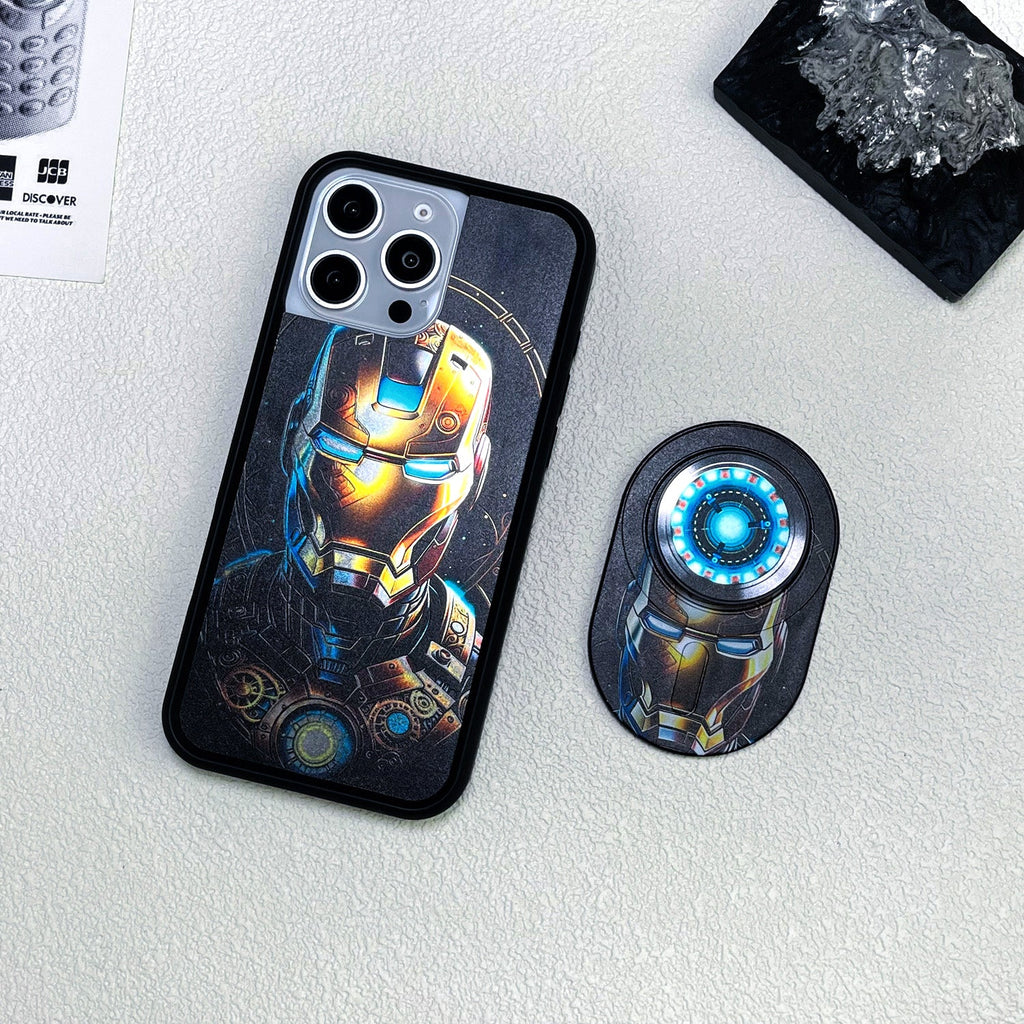 Magnetic Phone Grip Stand ¡§C Adjustable Holder for iPhone & Cases