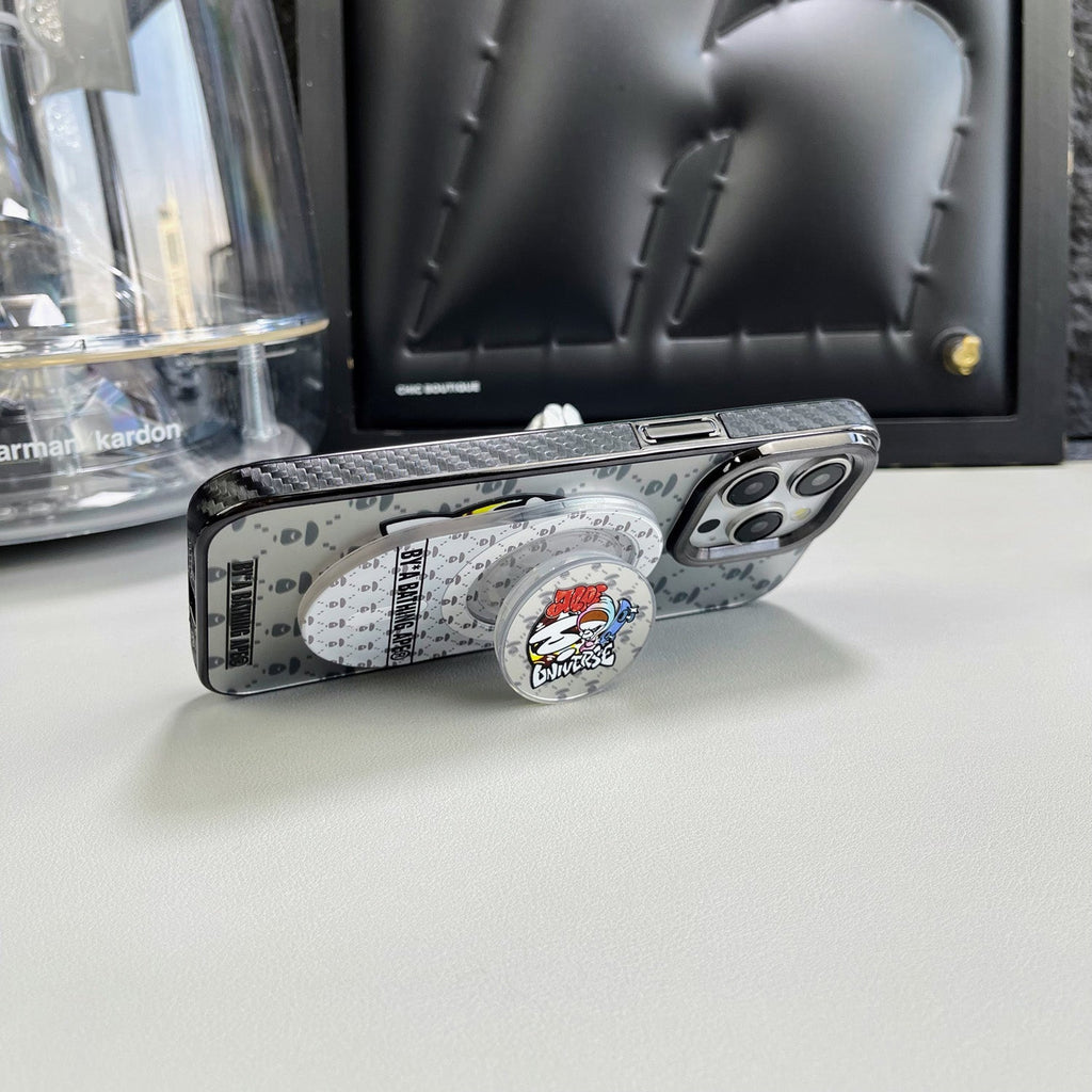 Magnetic Phone Grip Stand ¡§C Adjustable Holder for iPhone & Cases