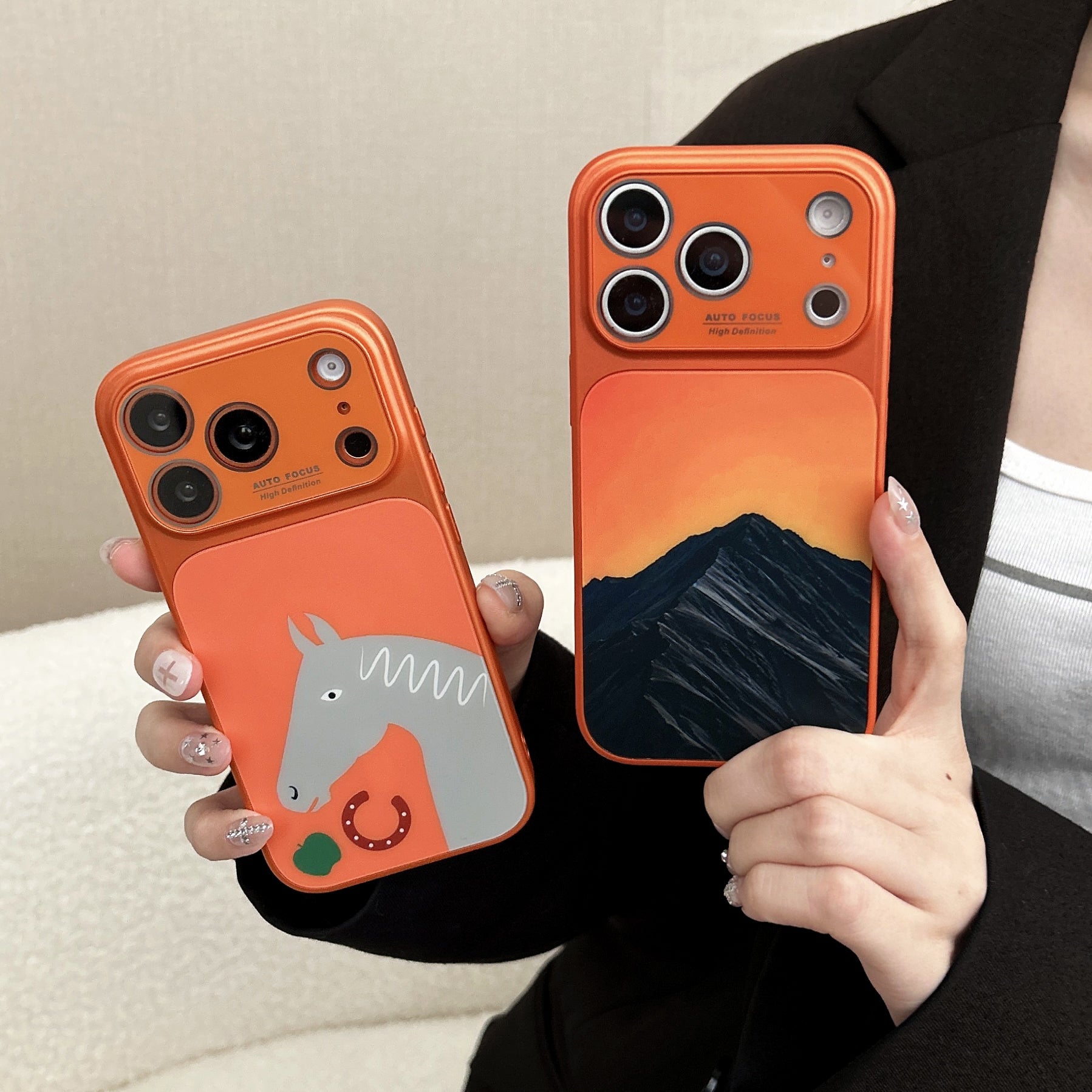Stylish magnetic phone case