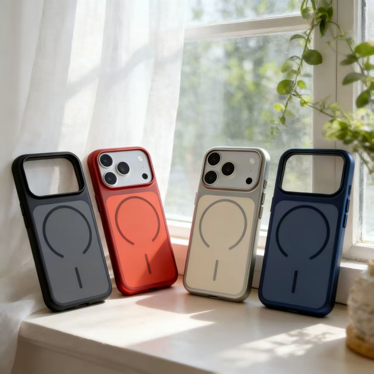 Stylish magnetic phone case