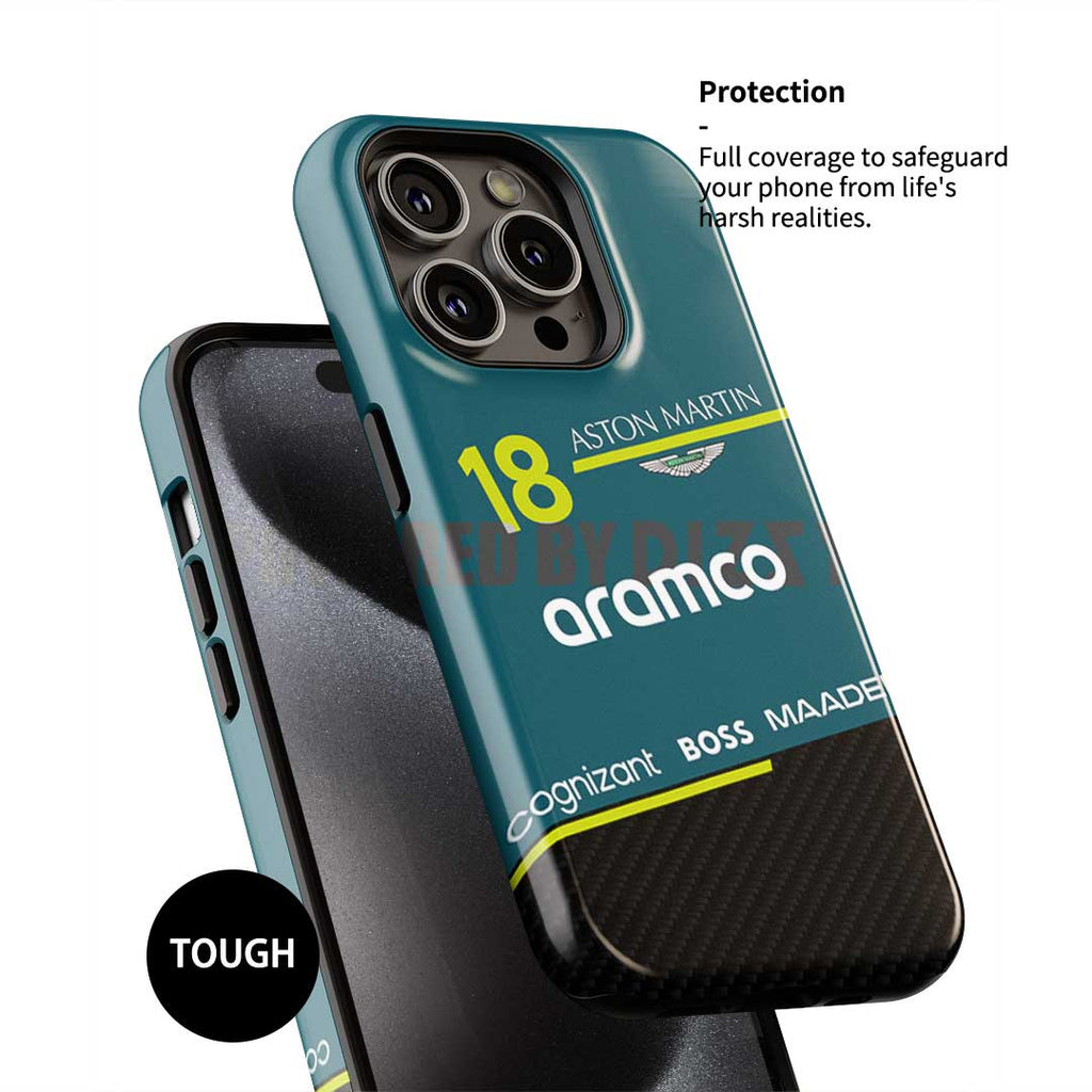 Aston Martin AMR25 Lance Stroll Phone Case ?¡ìC LS18 Edition (For iPhone)