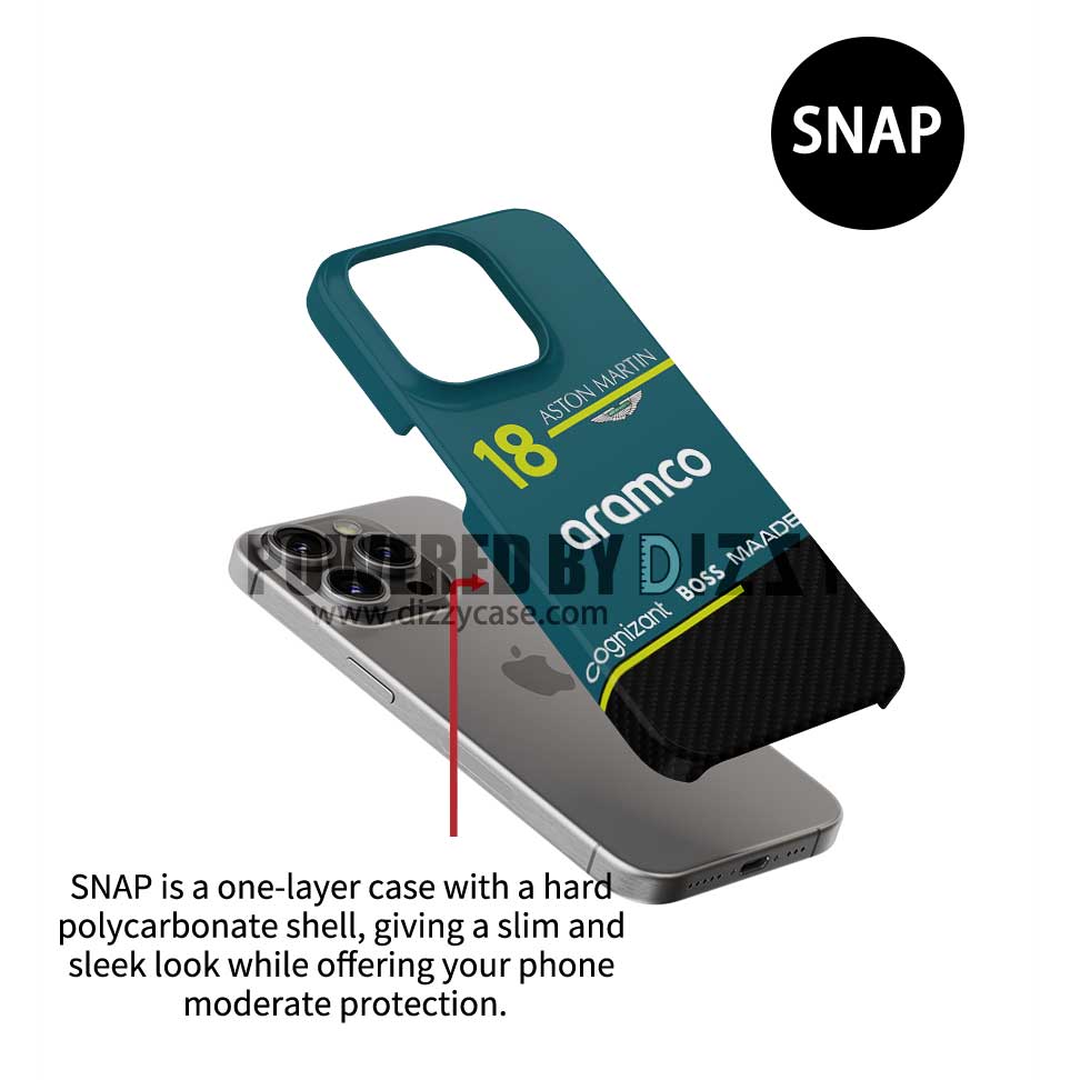 Aston Martin AMR25 Lance Stroll Phone Case ?¡ìC LS18 Edition (For iPhone)