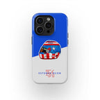 Esteban Ocon Captain America Helmet iPhone Case ?¡ìC Las Vegas 2024 Edition