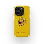 Lewis Hamilton 2025 Ferrari Helmet Phone Case ?¡ìC Yellow Edition for iPhone
