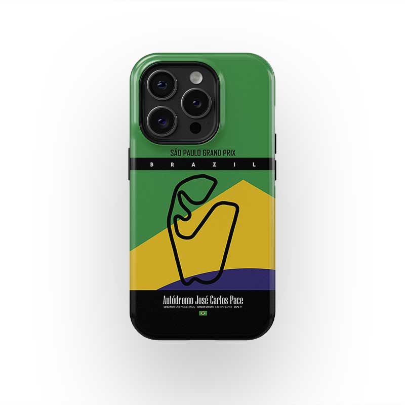 S?o Paulo Grand Prix iPhone Case ?¡ìC Iconic Track Map