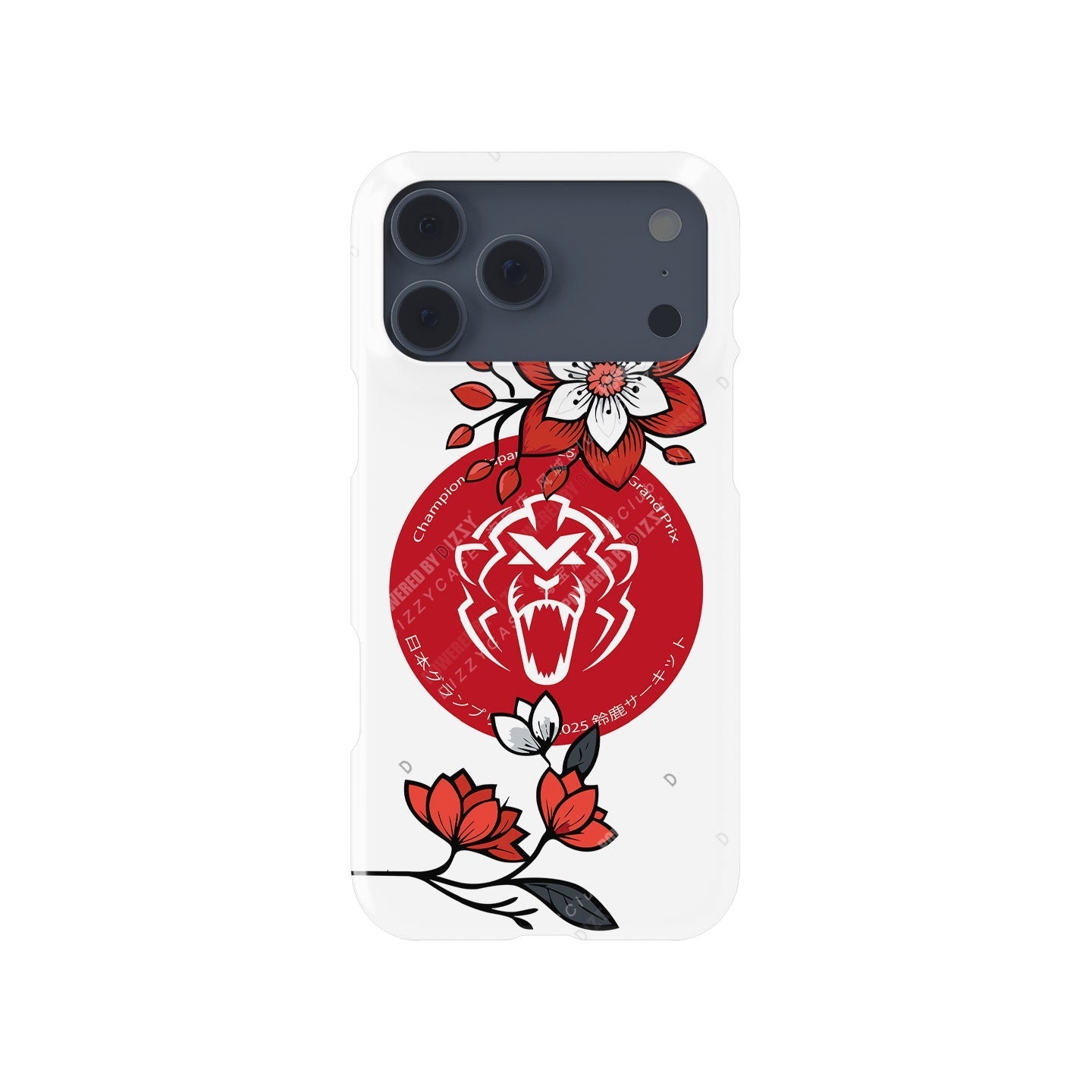 Max Verstappen 2025 F1 Japanese GP Helmet Edition Phone Case ?¡ìC Sakura Spirit Design (Apple)