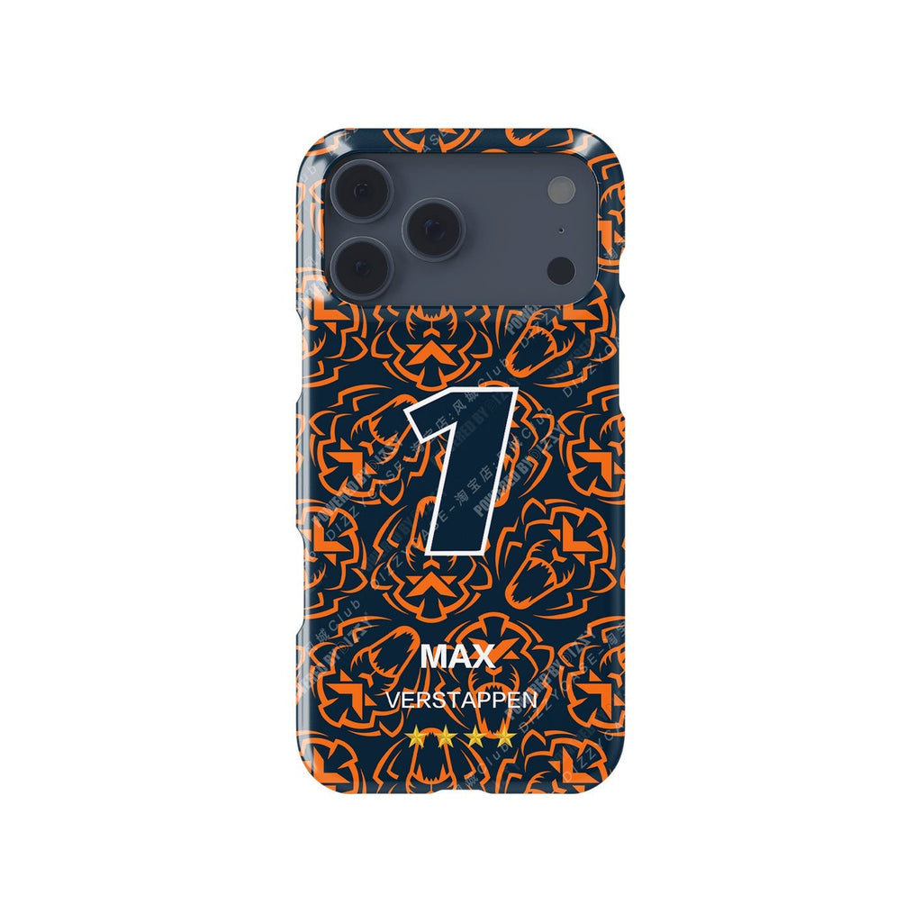 Max Verstappen 2025 F1 Champion Phone Case ?¡ìC Orange Lion Edition