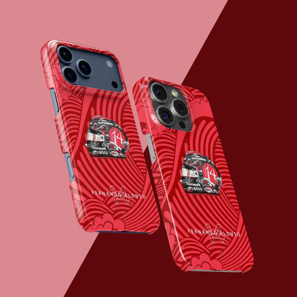 Fernando Alonso 2024 Japanese Grand Prix Helmet iPhone Case ?¡ìC F1 Fan Gift