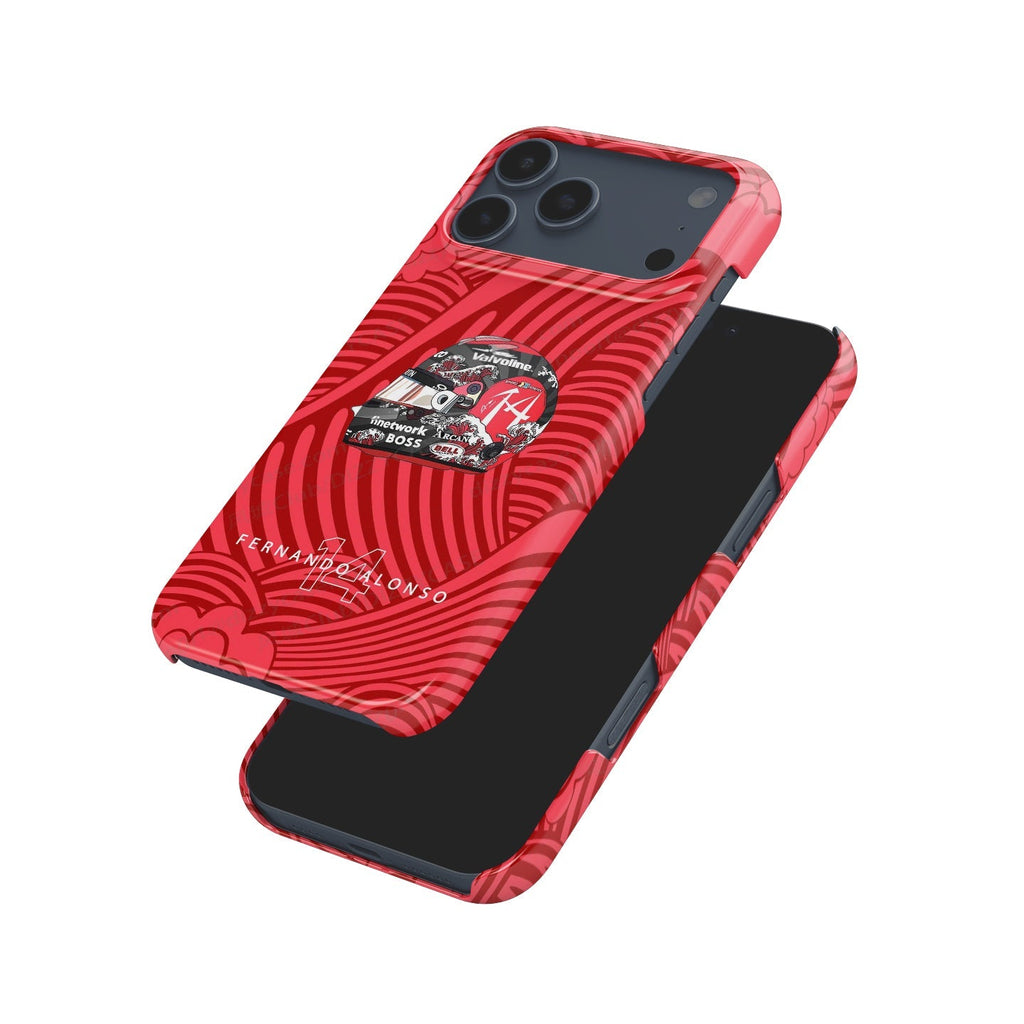 Fernando Alonso 2024 Japanese Grand Prix Helmet iPhone Case ?¡ìC F1 Fan Gift