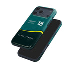 Show Your Support for Lance Stroll with Aston Martin F1 Livery Phone Case