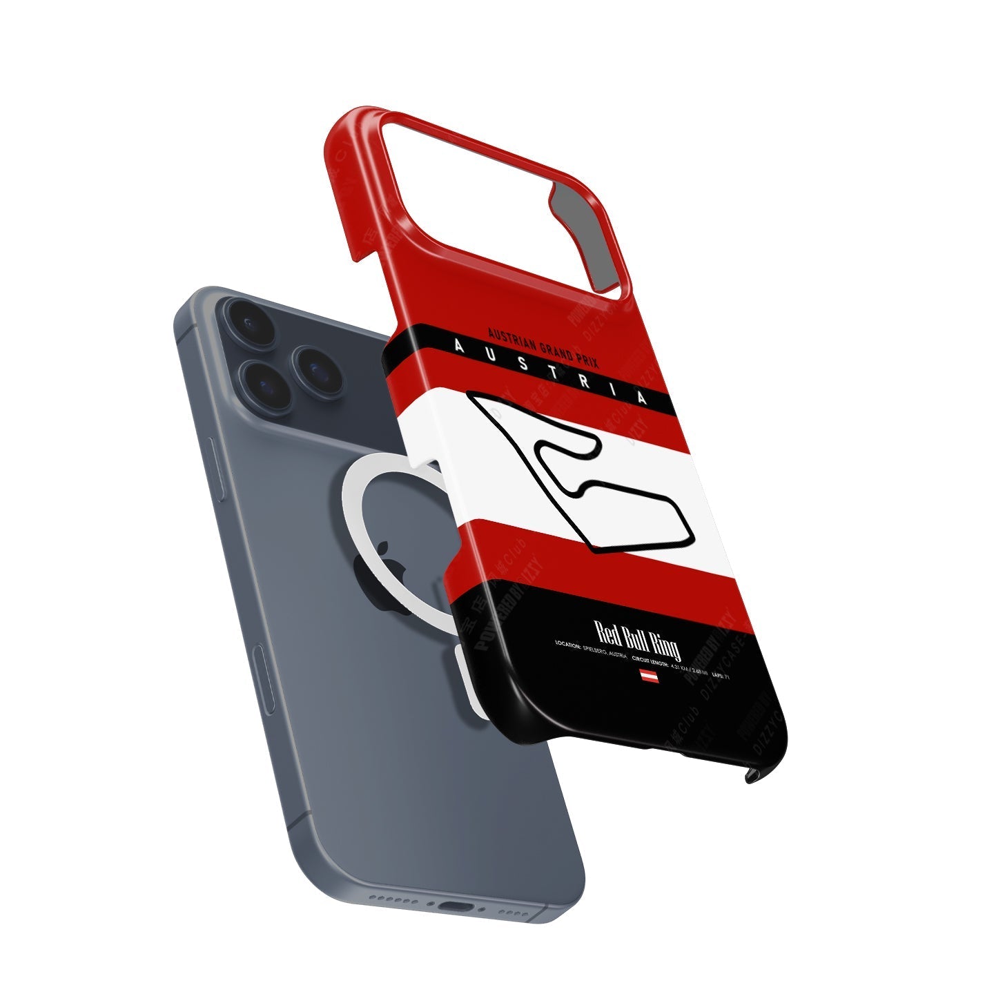 Austria GP iPhone Case ?¡ìC Red Bull Ring Track Map Design