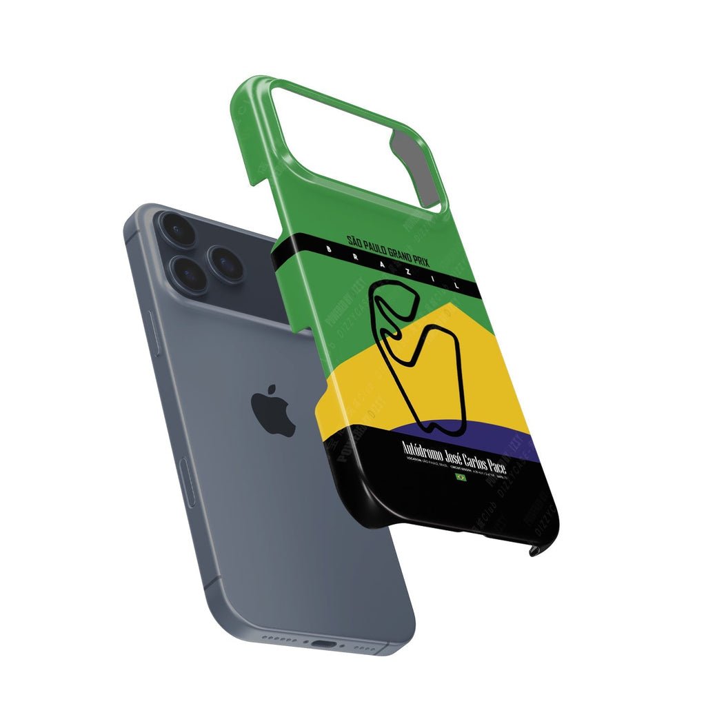 S?o Paulo Grand Prix iPhone Case ?¡ìC Iconic Track Map