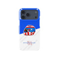 Esteban Ocon Captain America Helmet iPhone Case ?¡ìC Las Vegas 2024 Edition