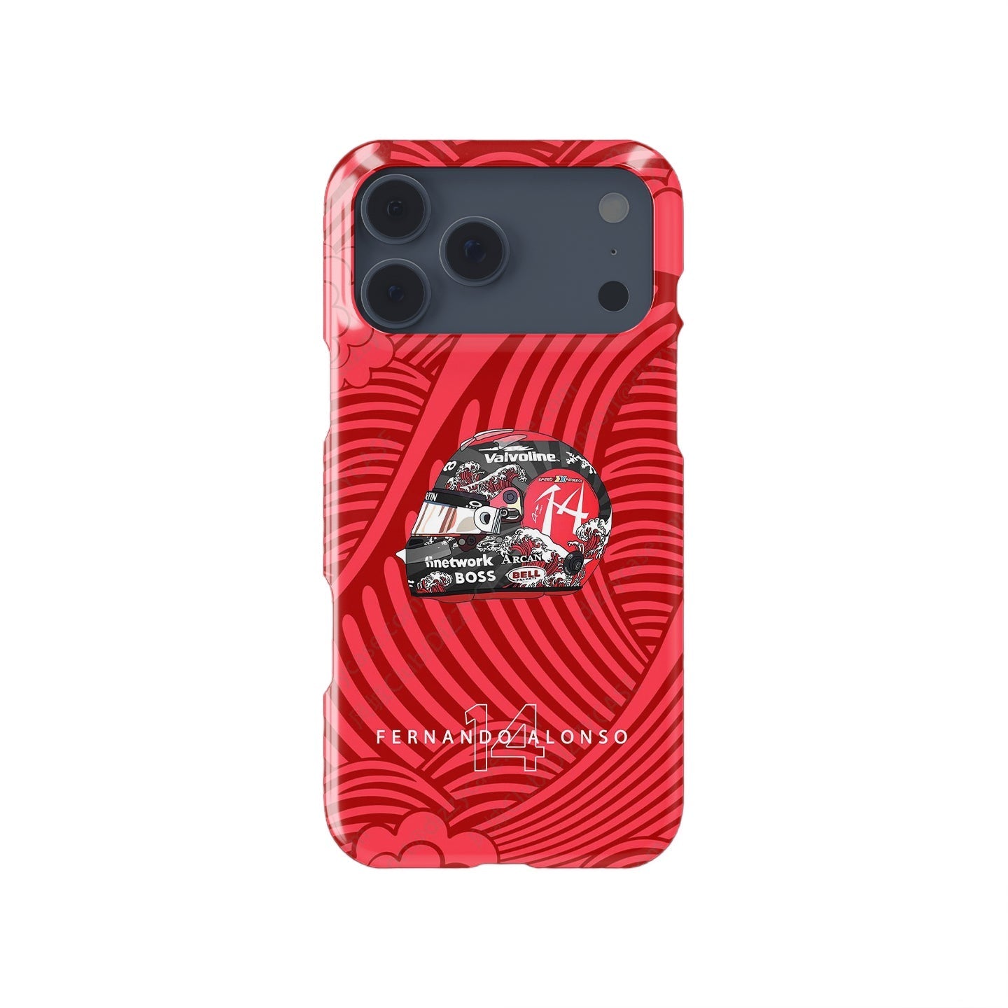 Fernando Alonso 2024 Japanese Grand Prix Helmet iPhone Case ?¡ìC F1 Fan Gift