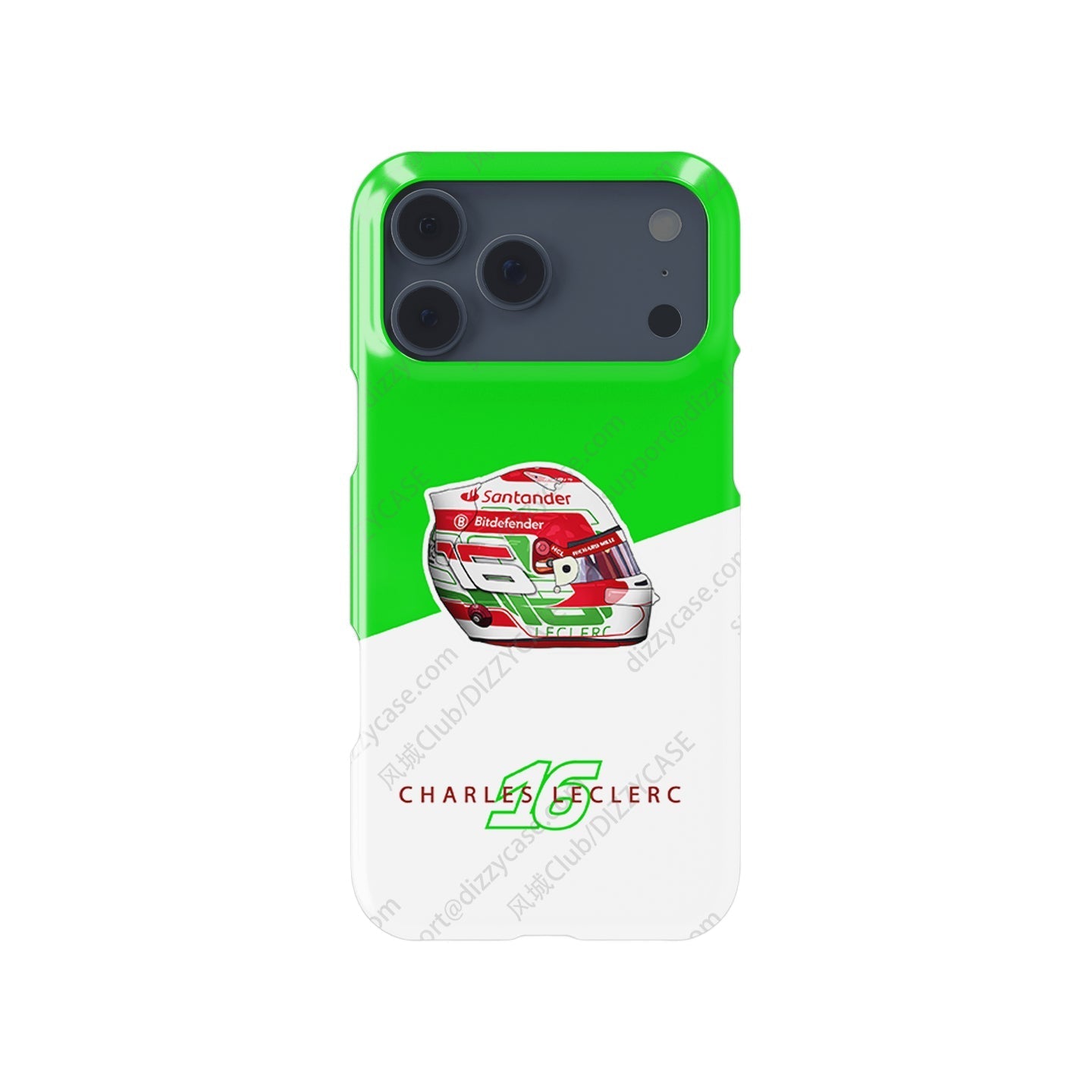 Charles Leclerc 2024 Italian Grand Prix Helmet iPhone Case ?¡ìC Ferrari Edition