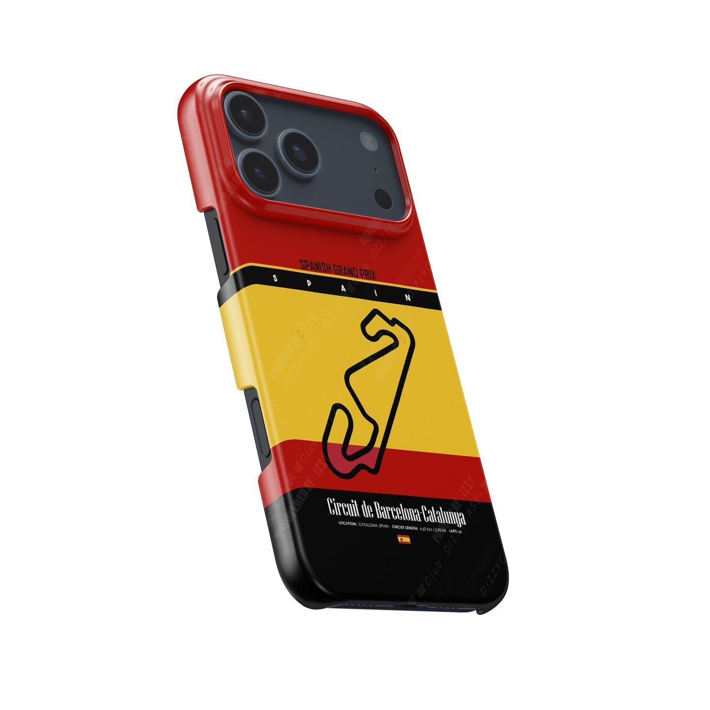 Spanish Grand Prix Track Map iPhone Case ?¡ìC For F1 Fans