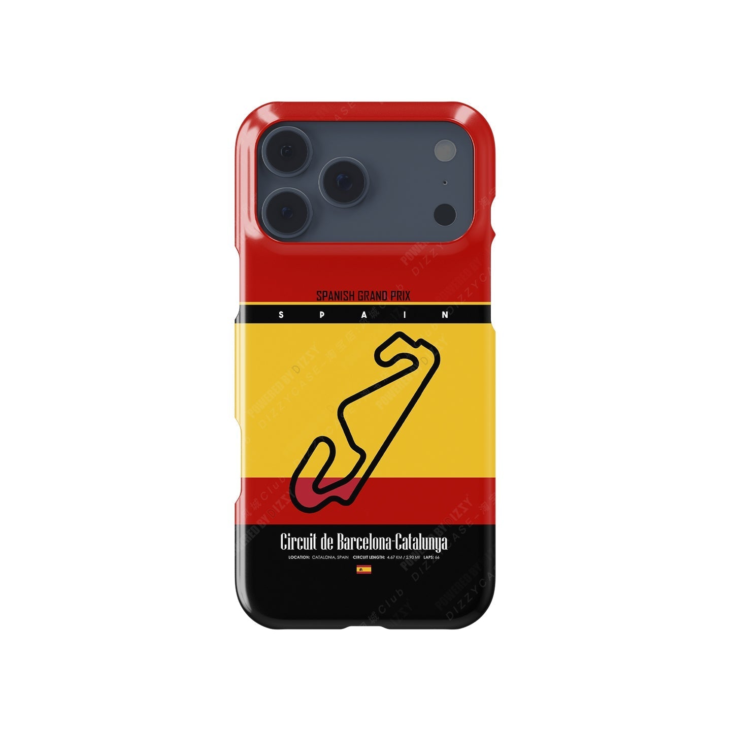 Spanish Grand Prix Track Map iPhone Case ?¡ìC For F1 Fans