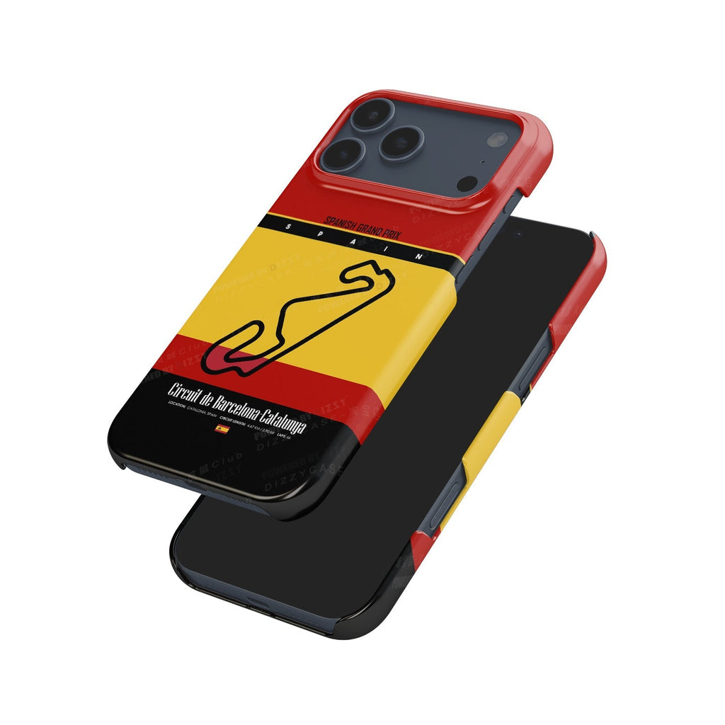 Spanish Grand Prix Track Map iPhone Case ?¡ìC For F1 Fans