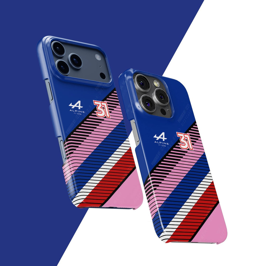 F1 2022 Esteban Ocon Alpine iPhone Case - Sleek & Tough Protection
