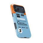 McLaren Gulf Livery Daniel Ricciardo Phone Case: Bold F1 Style