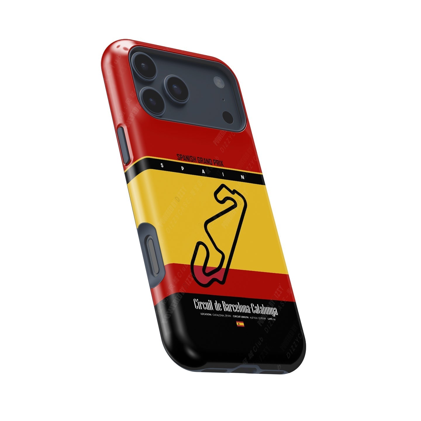 Spanish Grand Prix Track Map iPhone Case ?¡ìC For F1 Fans
