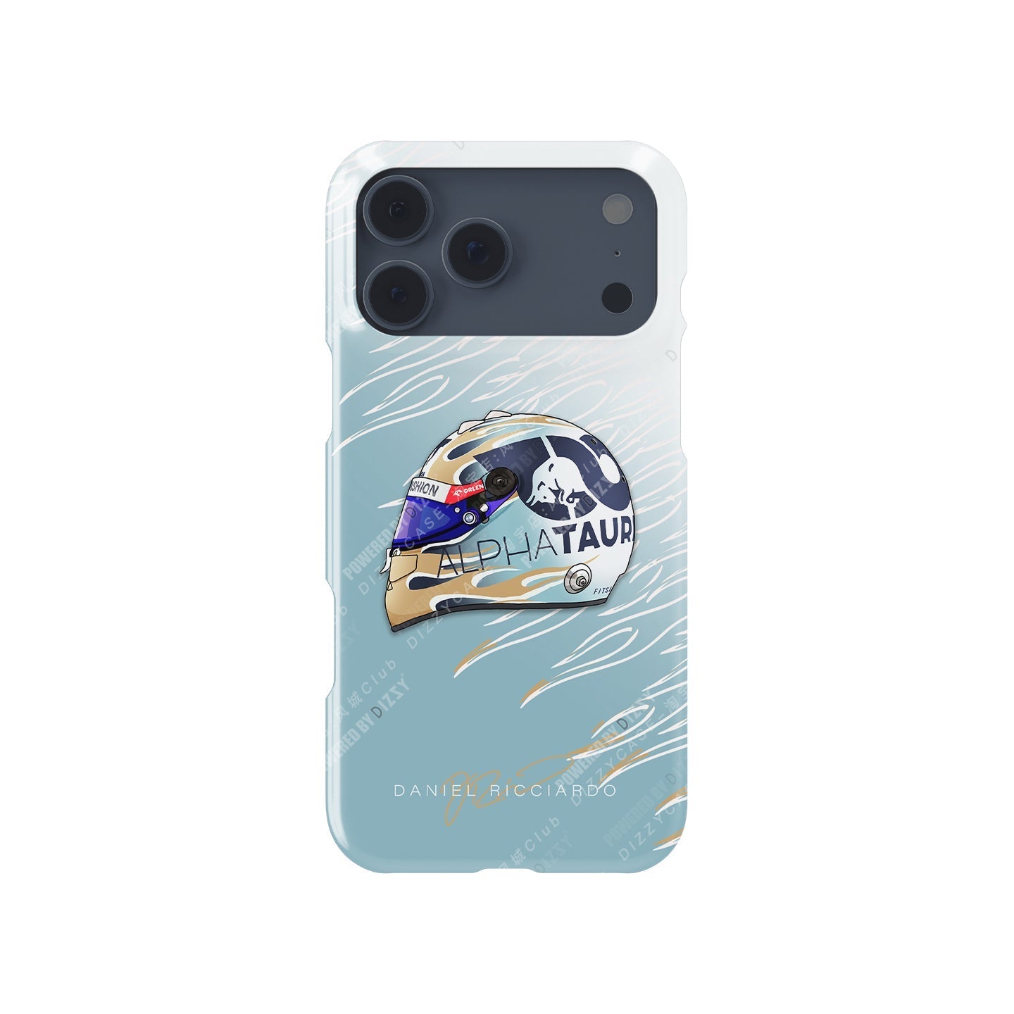 F1 Legend Daniel Ricciardo Helmet Case - For Apple Devices