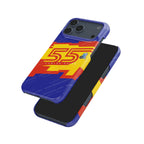 Carlos Sainz 2025 Williams Helmet Edition Phone Case ?¡ìC Spanish Spirit Design for iPhone
