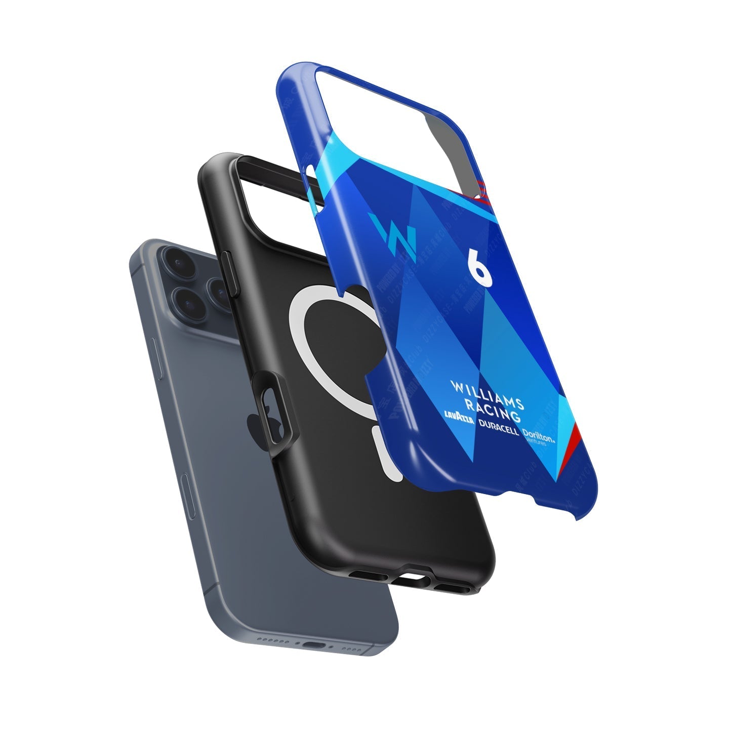 Williams FW44 Latifi Livery iPhone Case ?¡ìC 2022 Racing Tribute