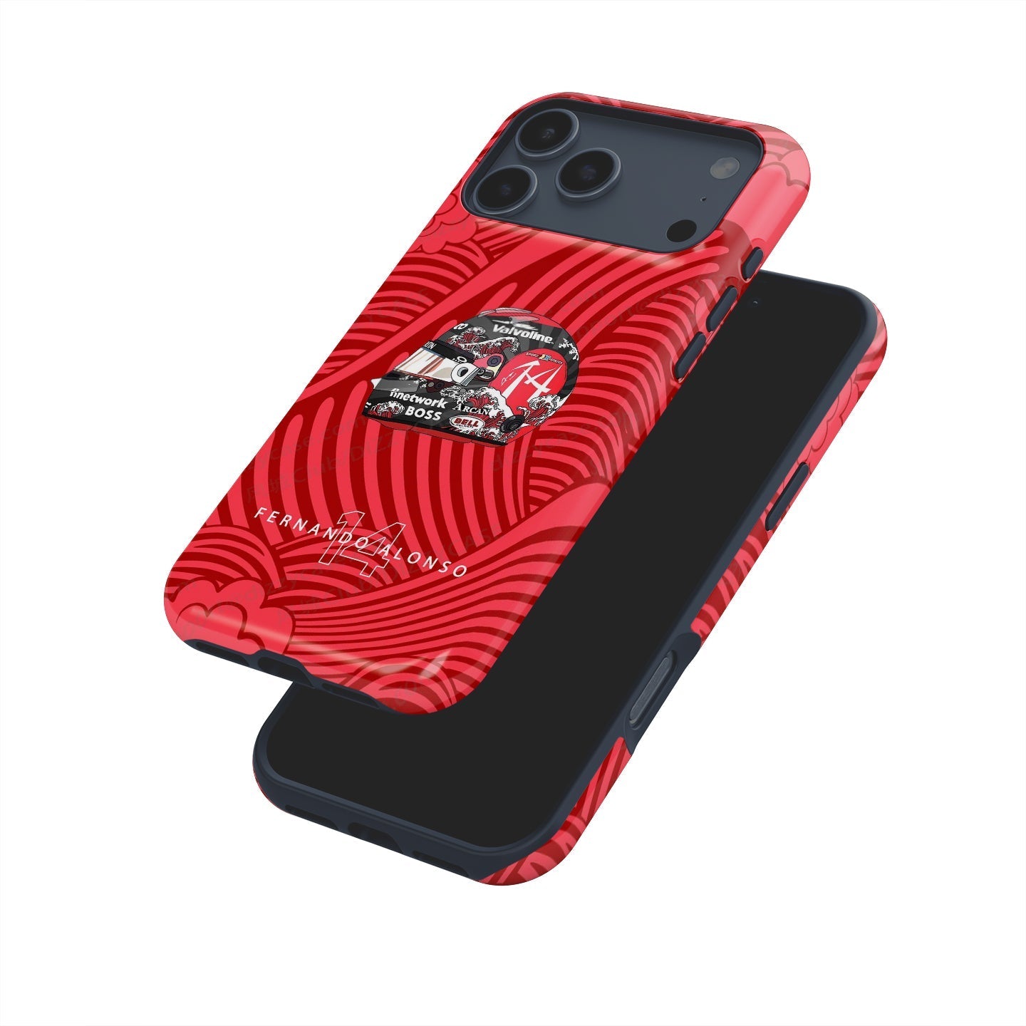 Fernando Alonso 2024 Japanese Grand Prix Helmet iPhone Case ?¡ìC F1 Fan Gift