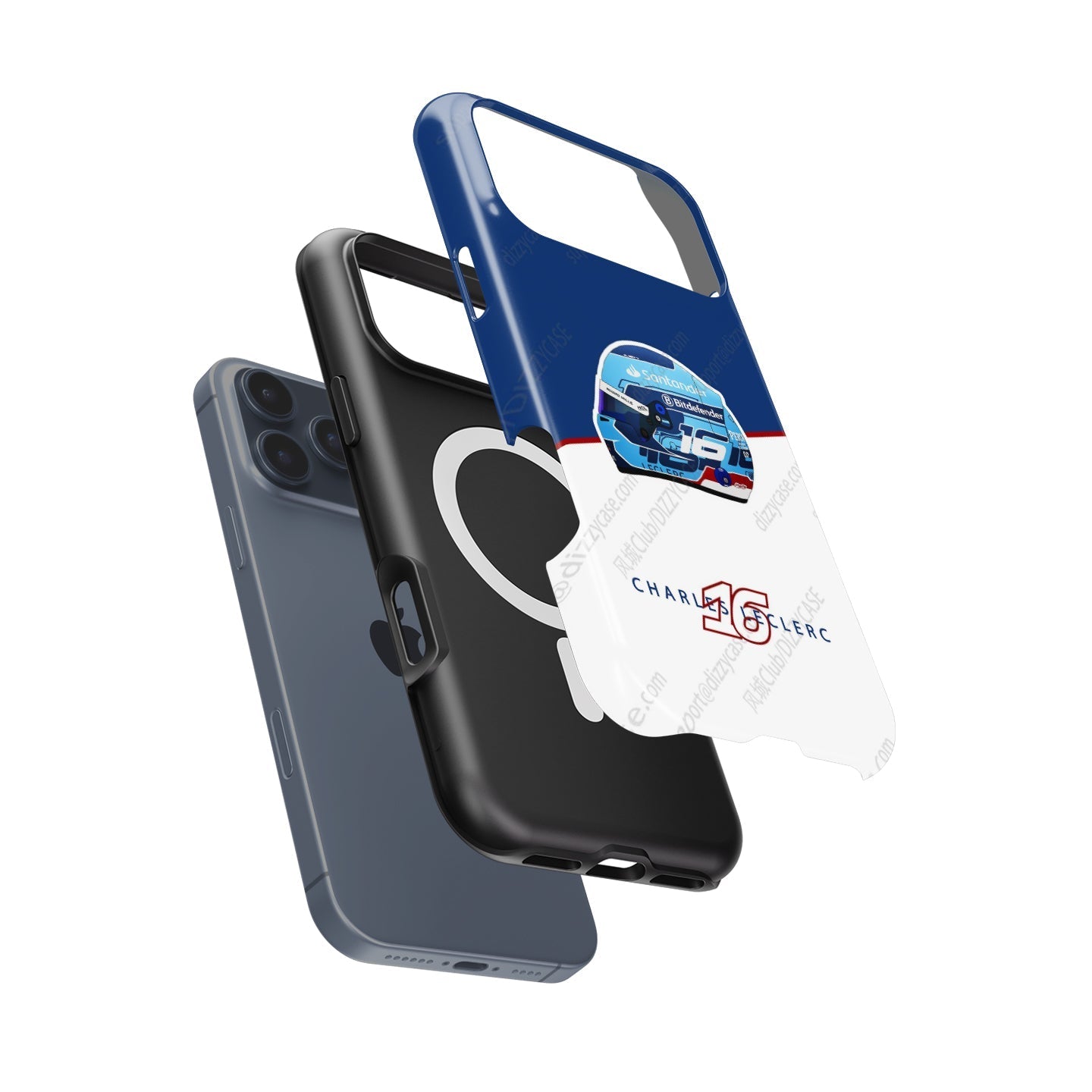 Charles Leclerc Miami Grand Prix 2024 Helmet iPhone Case