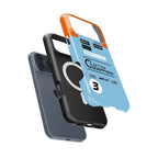 McLaren Gulf Livery Daniel Ricciardo Phone Case: Bold F1 Style